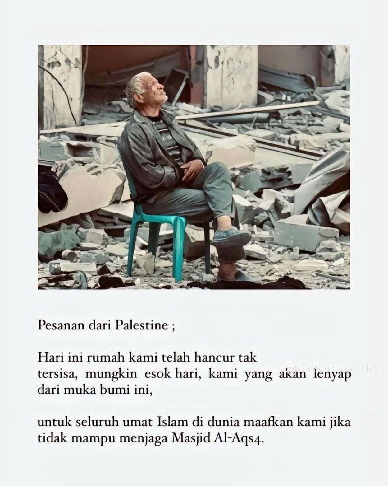 Pesan orang Palestina